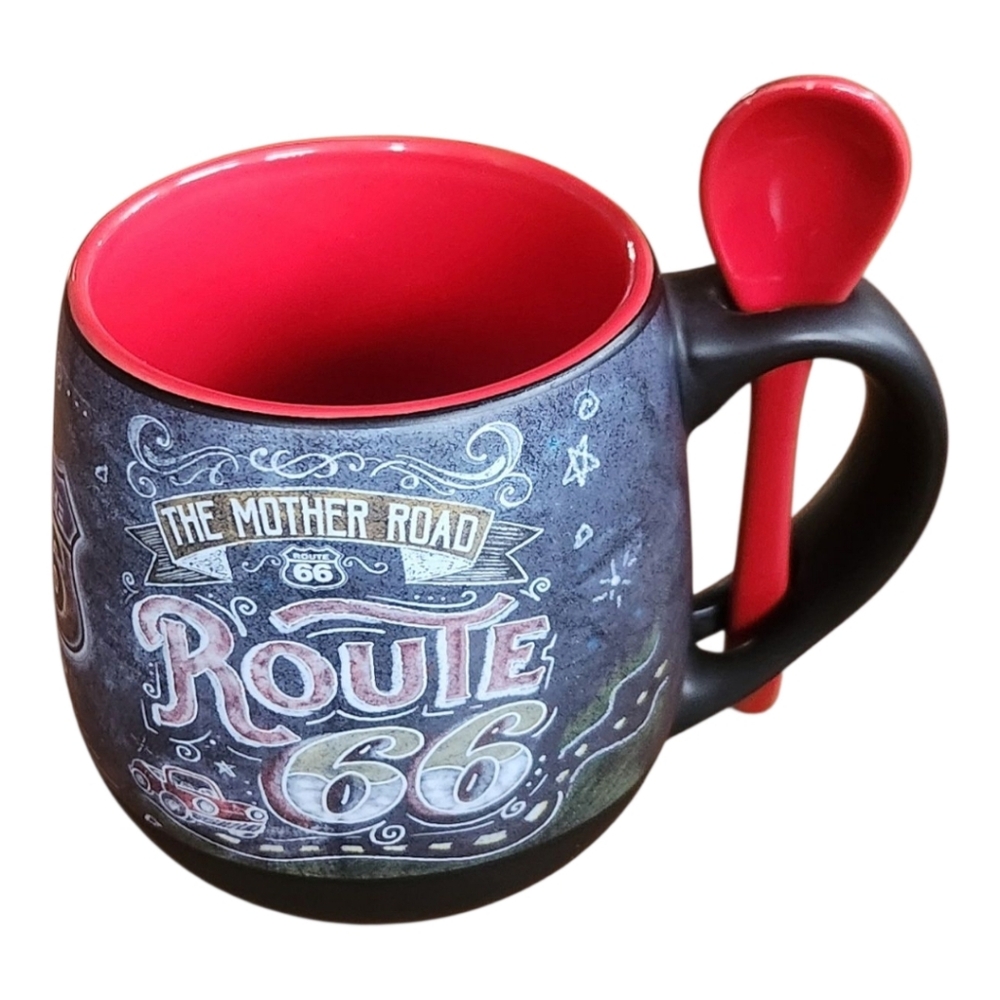 Route 66 Collectible Mug & Spoon Set - Picture 5 of 5